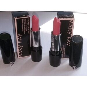 LOT OF  2 Mary Kay Gel Semi-Matte Lipstick Trademark Pink Full Size NIB